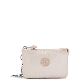 Kipling Creativity Mini Pouch Metallic Keychain Tassen Wit | NL 1111TC